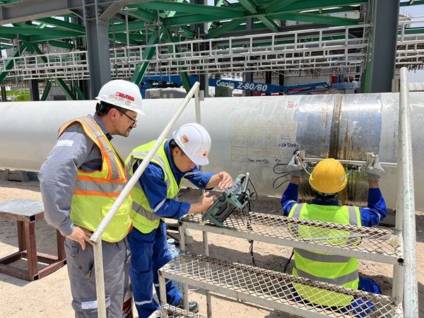 逐夢海外 | 從容搞定近60mm壁厚檢測，公司PAUT技術獲埃尼集團點贊